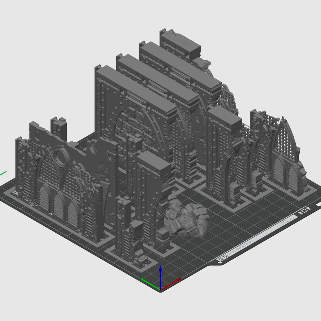 Avarax - GW extension pack – vue 2 – Wargame Sceneries