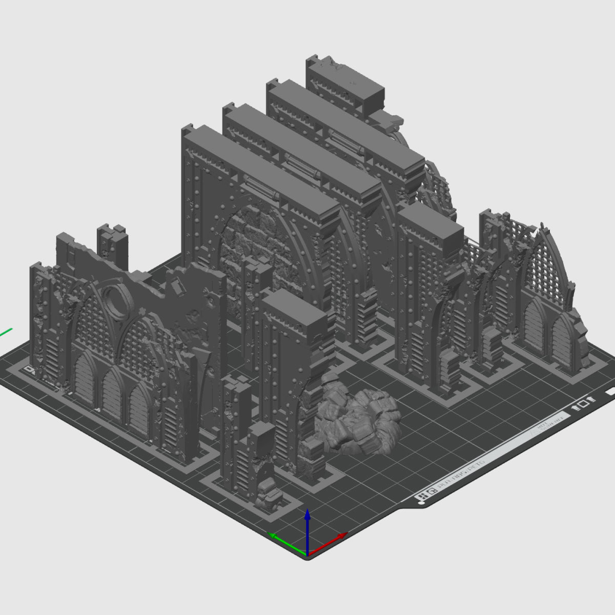 Avarax - GW extension pack – vue 2 – Wargame Sceneries