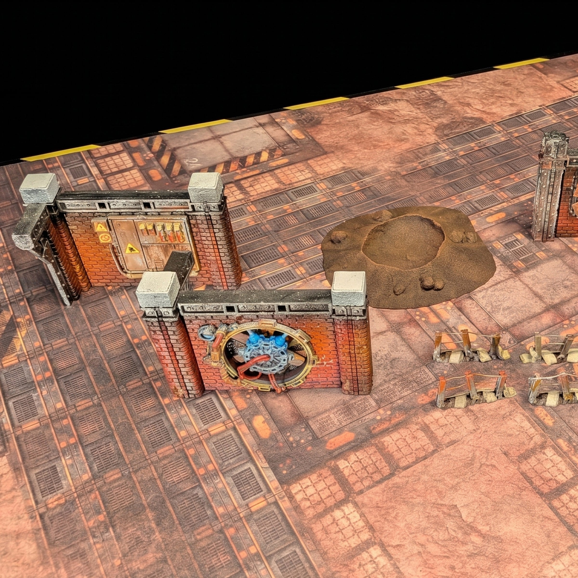 Industrium - Pack Streamfront – vue 2 – Wargame Sceneries