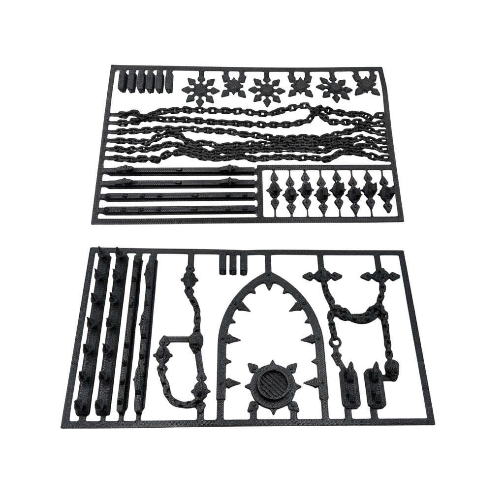 Custom items - Chaos (STL) – vue 1 – Wargame Sceneries