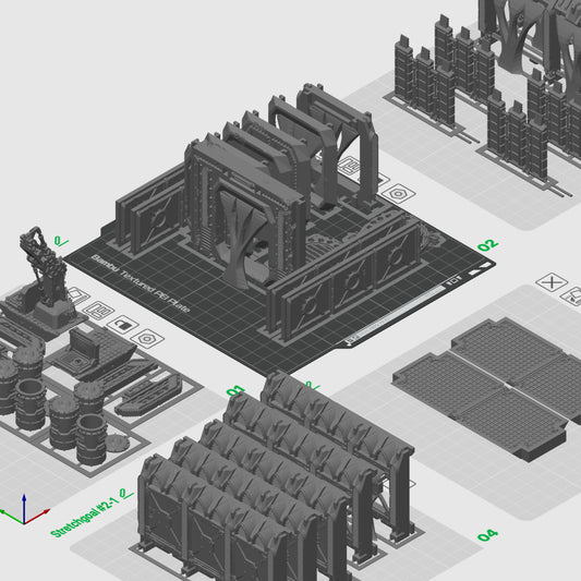 Extensión narrativa - Contenedores (STL)