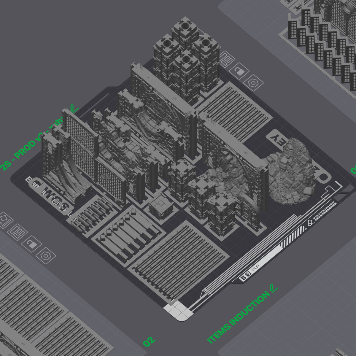 Avarax (STL) – vue 2 – Wargame Sceneries