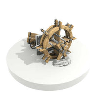 Roue à aubes (STL) – vue 1 – Wargame Sceneries