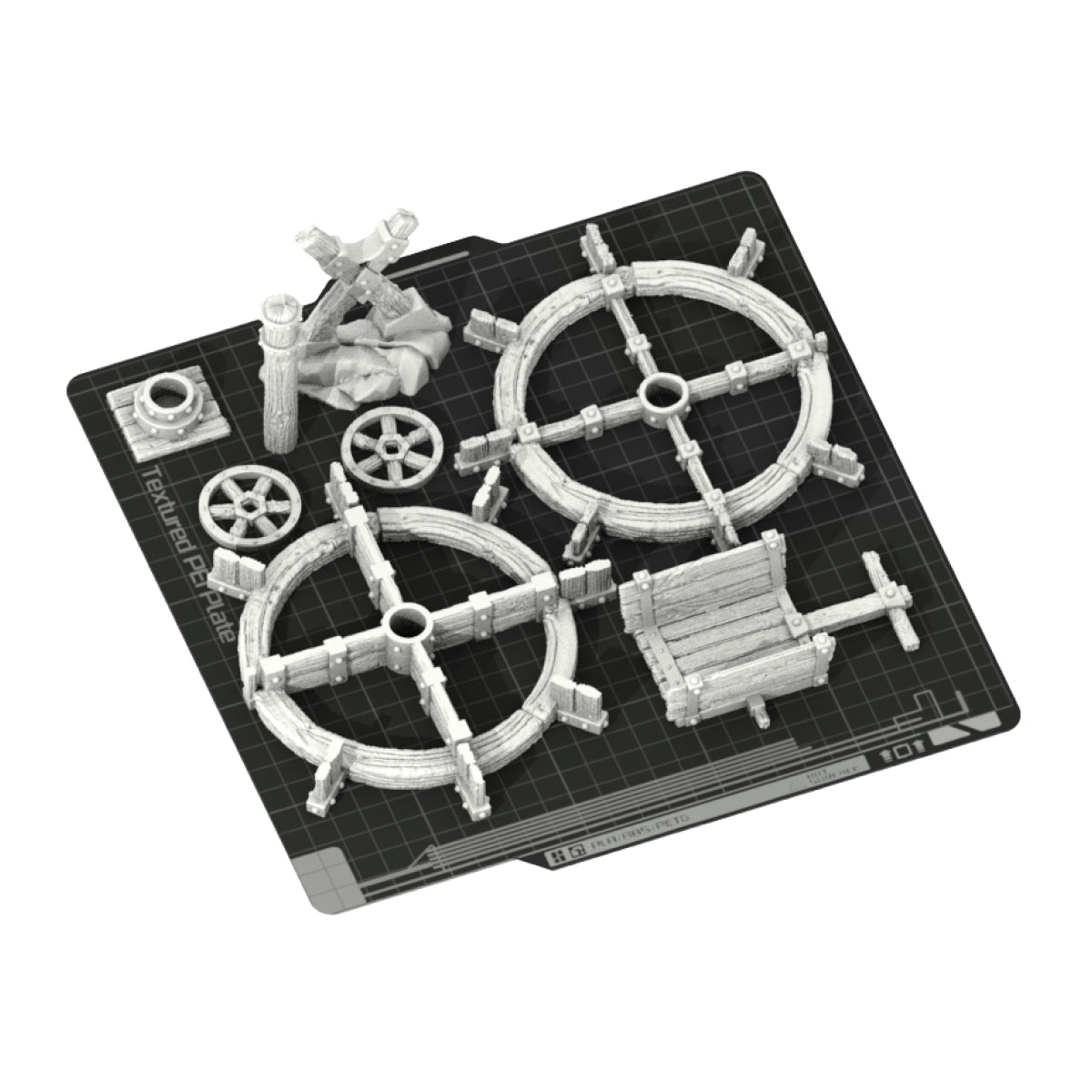 Roue à aubes (STL) – vue 2 – Wargame Sceneries