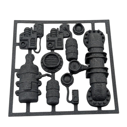 Pipe Set - D30mm - Desert Biome - STL