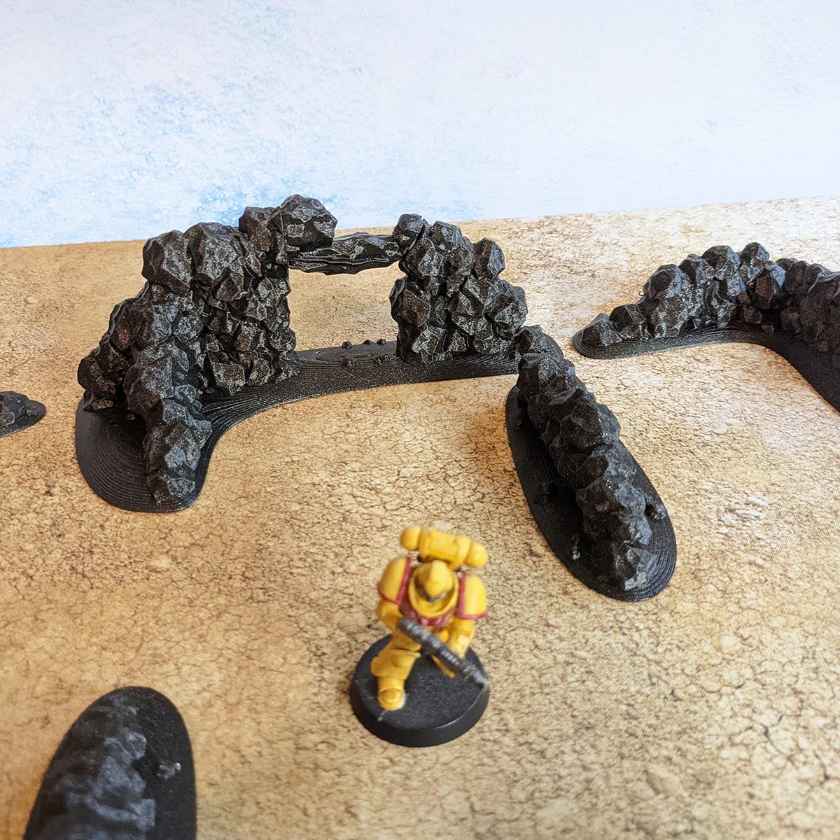 Murs - Biome désert - Imprimés – vue 3 – Wargame Sceneries