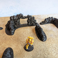 Murs - Biome désert (STL) – vue 3 – Wargame Sceneries