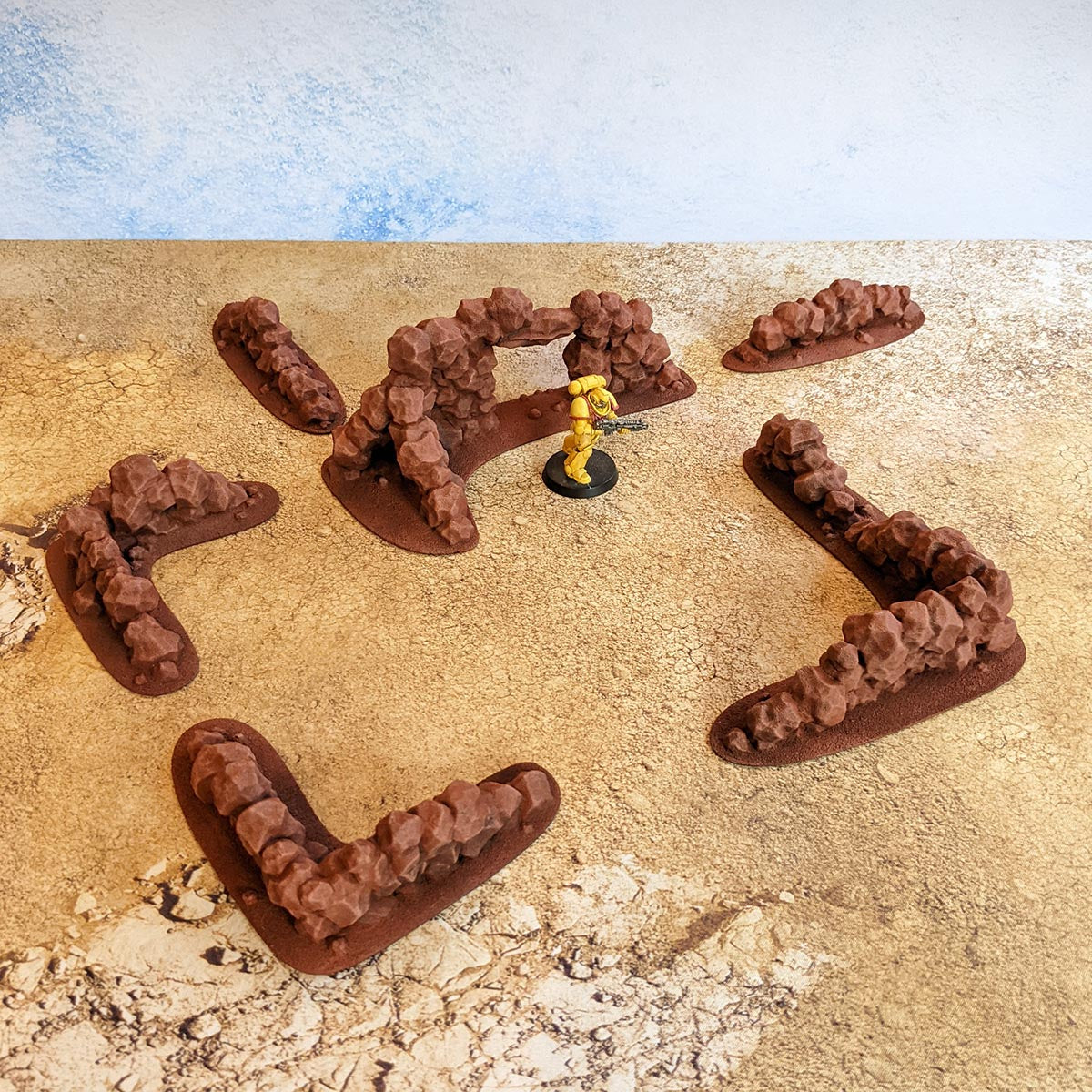 Murs - Biome désert (STL) – vue 7 – Wargame Sceneries